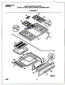 05 - Top / Drawer parts for Frigidaire Range MLF311SGDC from AppliancePartsPros.com