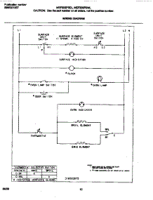 06 - Wiring Diagram parts for Frigidaire Range MEF305PBWL from AppliancePartsPros.com