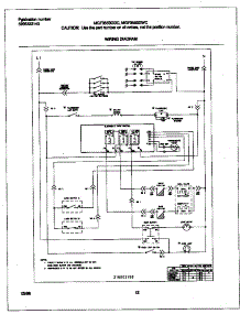 07 - Wiring Diagram parts for Frigidaire Range MGF355BGWC from AppliancePartsPros.com