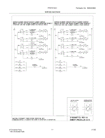 11 - Wiring Diagram parts for Frigidaire Range PFEF374EC1 from AppliancePartsPros.com