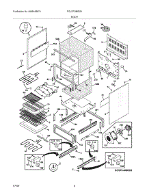 05 - Body parts for Frigidaire Range PGLEF388ES4 from AppliancePartsPros.com