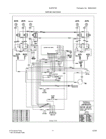 11 - Wiring Diagram parts for Frigidaire Range GLEFS79DCC from AppliancePartsPros.com