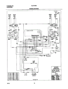 10 - Wiring Diagram parts for Frigidaire Range GLEFS76AQG from AppliancePartsPros.com
