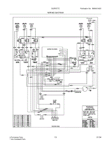 11 - Wiring Diagram parts for Frigidaire Range GLEFS77CBC from AppliancePartsPros.com