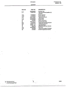 Burner Page 2 parts for Frigidaire Range KTM-2803 from AppliancePartsPros.com
