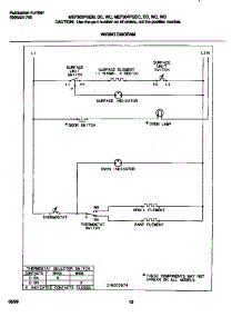 07 - Wiring Diagram parts for Frigidaire Range MEF304PGDB from AppliancePartsPros.com