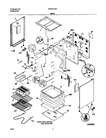 05 - Body parts for Frigidaire Range NGSE3CSASB from AppliancePartsPros.com