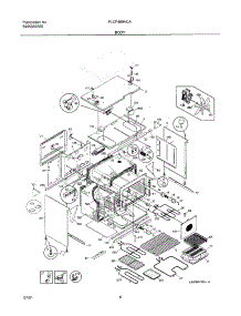 07 - Body parts for Frigidaire Range PLCF489ACA from AppliancePartsPros.com