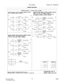 13 - Wiring Diagram parts for Frigidaire Range PGLEF385EC8 from AppliancePartsPros.com
