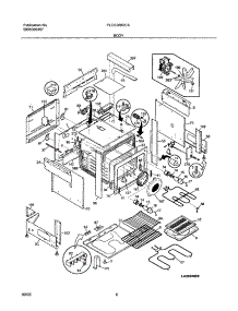 07 - Body parts for Frigidaire Range PLCS389DCA from AppliancePartsPros.com