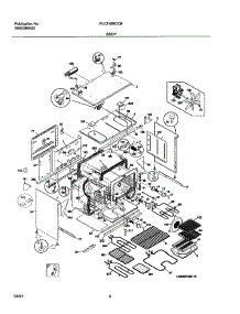 07 - Body parts for Frigidaire Range PLCF489CCB from AppliancePartsPros.com
