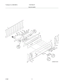 03 - Backguard parts for Frigidaire Range PLEF489CCF from AppliancePartsPros.com