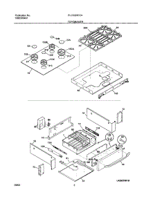 09 - Top / Drawer parts for Frigidaire Range PLCS389DCA from AppliancePartsPros.com