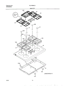 09 - Maintop parts for Frigidaire Range PLCF489ACA from AppliancePartsPros.com