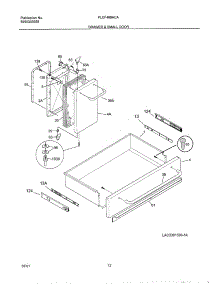 13 - Drawer & Small Door parts for Frigidaire Range PLCF489ACA from AppliancePartsPros.com