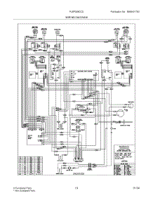 11 - Wiring Diagram parts for Frigidaire Range PLEF398CCD from AppliancePartsPros.com