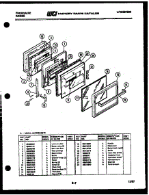 03 - Door Parts parts for Frigidaire Range REG438QME0 from AppliancePartsPros.com