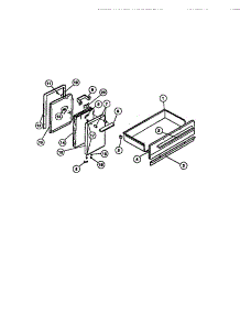 03 - Drawer, Panels parts for Frigidaire Range REG46CL2 from AppliancePartsPros.com