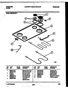 03 - Cooktop And Broiler Parts parts for Frigidaire Range REG433MNW3 from AppliancePartsPros.com