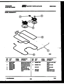 07 - Broiler Parts parts for Frigidaire Range REG638BNW2 from AppliancePartsPros.com