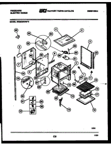 10 - Lower Body Parts parts for Frigidaire Range REG638BNW2 from AppliancePartsPros.com