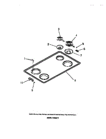 07 - Cooktop, Surface Units, Pans parts for Frigidaire Range REG533DH0 from AppliancePartsPros.com