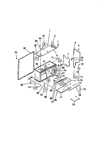 09 - Upper Oven Liner, Shelf, Element parts for Frigidaire Range REG638ML7 from AppliancePartsPros.com