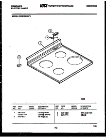 04 - Cooktop Parts parts for Frigidaire Range REGS38BNW4 from AppliancePartsPros.com