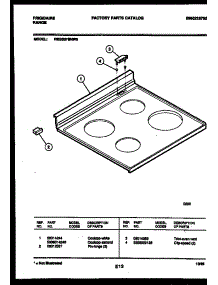 05 - Cooktop Parts parts for Frigidaire Range REGS37BNL5 from AppliancePartsPros.com
