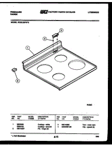 03 - Cooktop Parts parts for Frigidaire Range RES36BFL2 from AppliancePartsPros.com