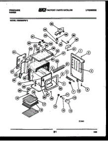 06 - Body Parts parts for Frigidaire Range RES36BFL2 from AppliancePartsPros.com