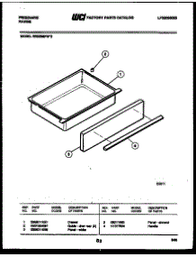 07 - Drawer Parts parts for Frigidaire Range RES36BFL2 from AppliancePartsPros.com