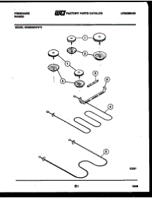 03 - Broiler Parts parts for Frigidaire Range REGS38BKL0 from AppliancePartsPros.com