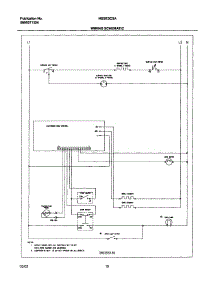 10 - Wiring Schematic parts for Frigidaire Range NGSE3CSASC from AppliancePartsPros.com