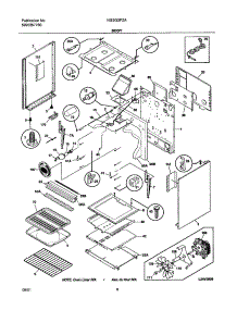 07 - Body parts for Frigidaire Range NGSG3PZASA from AppliancePartsPros.com
