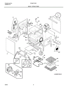 05 - Body parts for Frigidaire Range PGLEF385CS2 from AppliancePartsPros.com