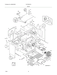 07 - Body parts for Frigidaire Range PLCF489CCD from AppliancePartsPros.com