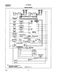10 - Wiring Diagram parts for Frigidaire Range PLEF398ACB from AppliancePartsPros.com