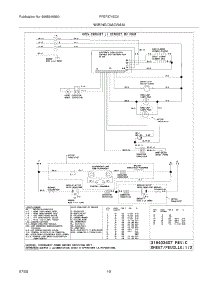 10 - Wiring Diagram parts for Frigidaire Range PFEF374EC6 from AppliancePartsPros.com