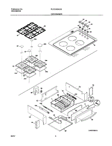 09 - Top / Drawer parts for Frigidaire Range PLCS389ACB from AppliancePartsPros.com