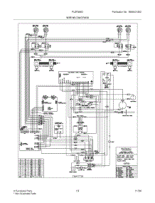 11 - Wiring Diagram parts for Frigidaire Range PLEF398DCB from AppliancePartsPros.com