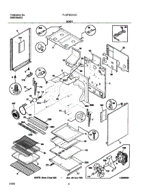07 - Body parts for Frigidaire Range PLGF389ACD from AppliancePartsPros.com
