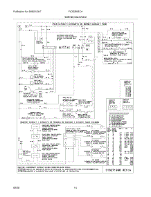 14 - Wiring Diagram parts for Frigidaire Range PLGS389ECH from AppliancePartsPros.com
