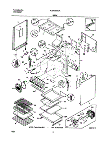 07 - Body parts for Frigidaire Range PLGF389ACA from AppliancePartsPros.com