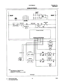 13 - Wiring Schematic parts for Frigidaire Range PLGF389ACA from AppliancePartsPros.com