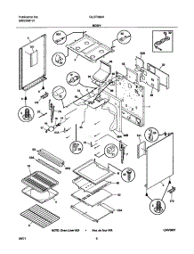 07 - Body parts for Frigidaire Range GLGF366AQB from AppliancePartsPros.com