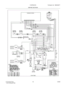 15 - Wiring Diagram parts for Frigidaire Range PLGF390DCG from AppliancePartsPros.com