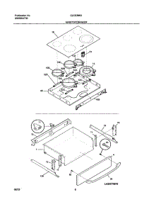 07 - Top / Drawer parts for Frigidaire Range GLES388DSA from AppliancePartsPros.com