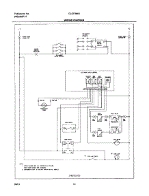 12 - Wiring Diagram parts for Frigidaire Range GLGF366AQB from AppliancePartsPros.com
