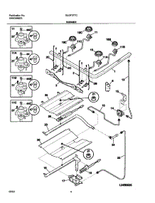 05 - Burner parts for Frigidaire Range GLGF377CSA from AppliancePartsPros.com